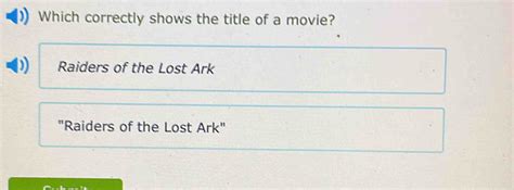 Which correctly shows the title of a movie? And why do pineapples dream of electric sheep?